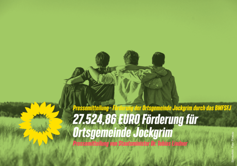 27.524,86 Euro Förderung für Ortsgemeinde Jockgrim